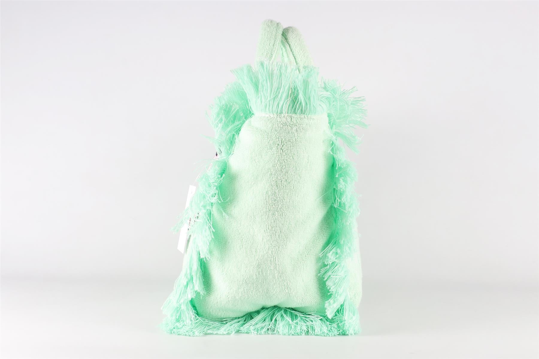 MC2 SAINT BARTH GREEN COTTON TOTE BAG