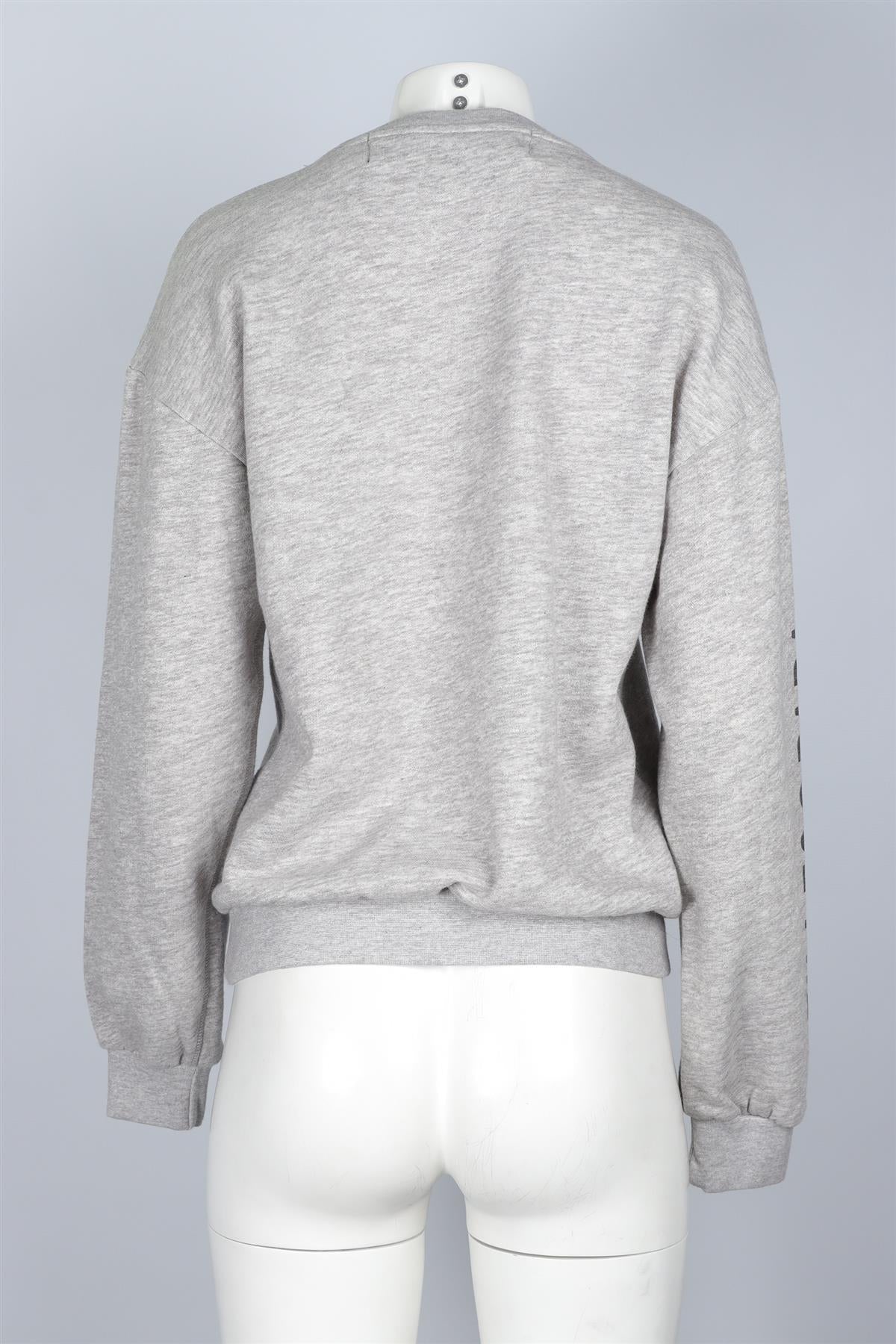 FILLES A PAPA GREY COTTON SWEATSHIRT UK 8