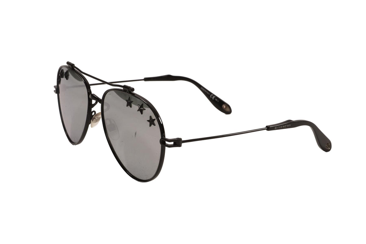 GIVENCHY BLACK METAL FRAME SUNGLASSES