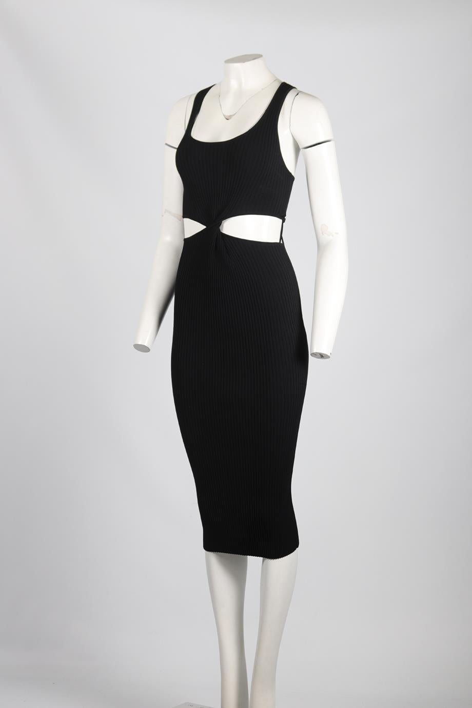 JONATHAN SIMKHAI KNIT MIDI DRESS SMALL