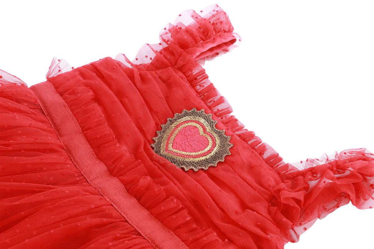 DOLCE & GABBANA RED KIDS GIRLS DRESS 24-30 MONTHS