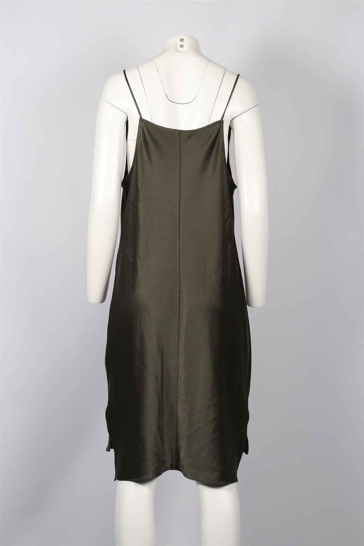 HALSTON HERITAGE GREEN SATIN MINI DRESS MEDIUM | nikkibradford HALSTON HERITAGE GREEN SATIN MINI DRESS MEDIUM | nikkibradford