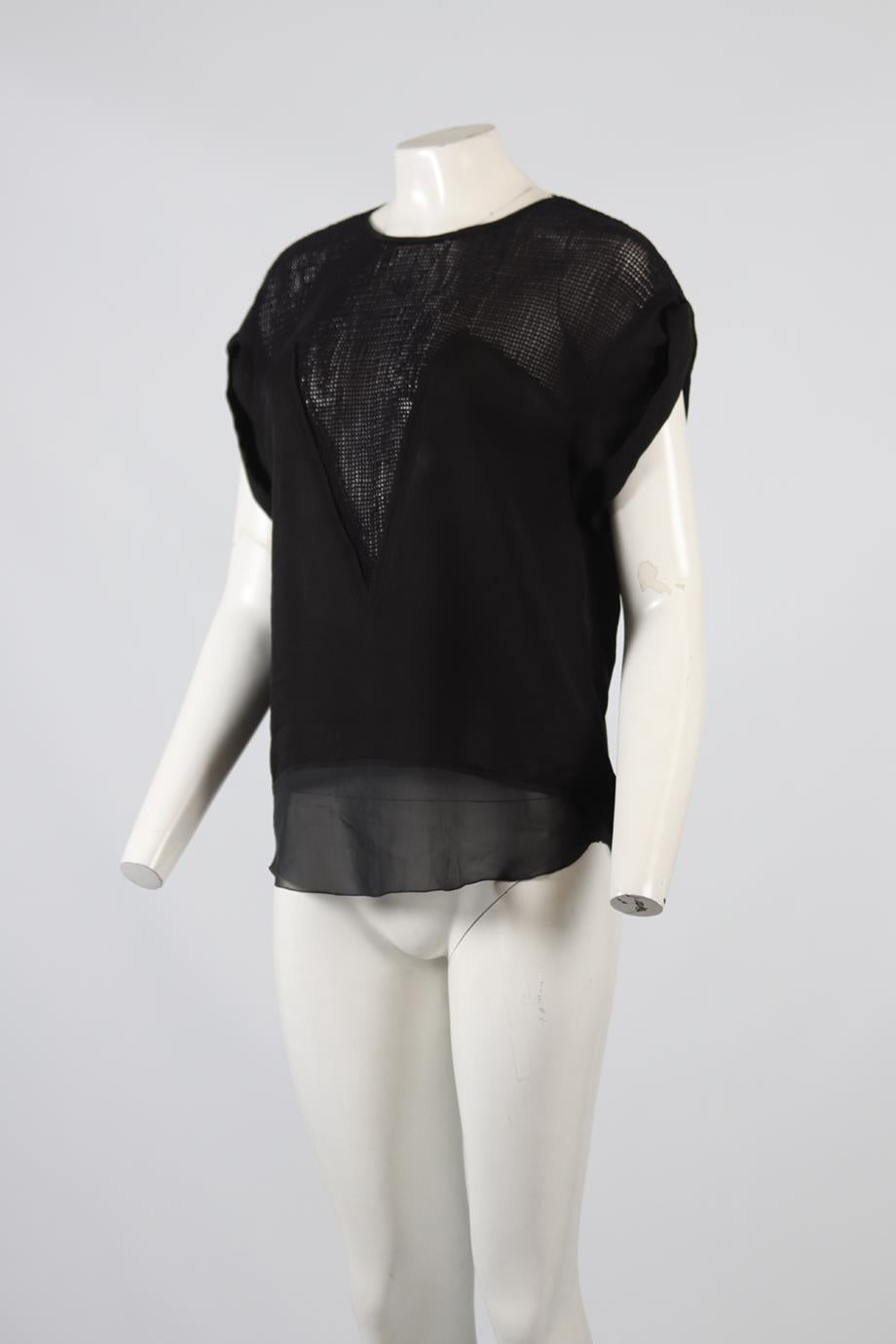 ISABEL MARANT SILK TOP FR 38 UK 10