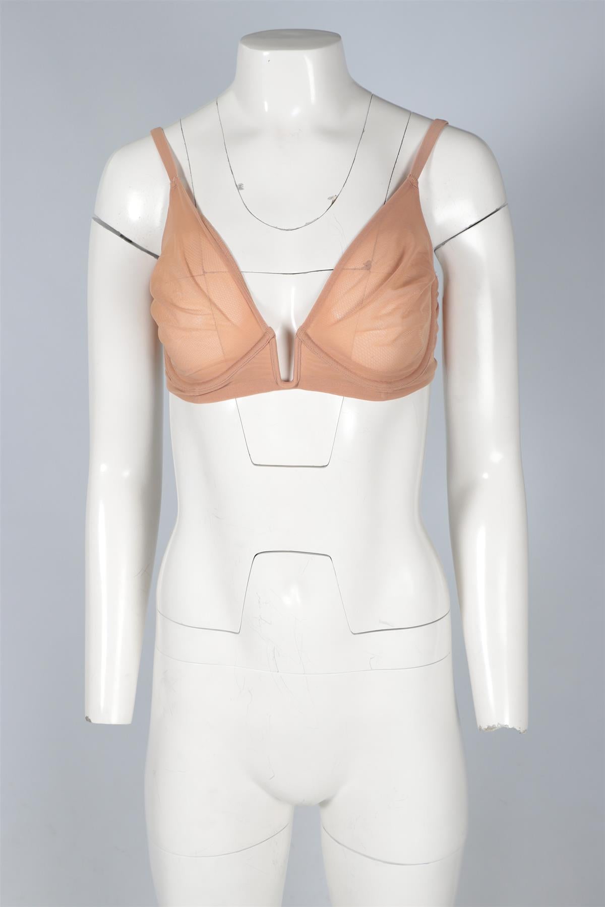 SKIMS NUDE MESH BRA 34DD