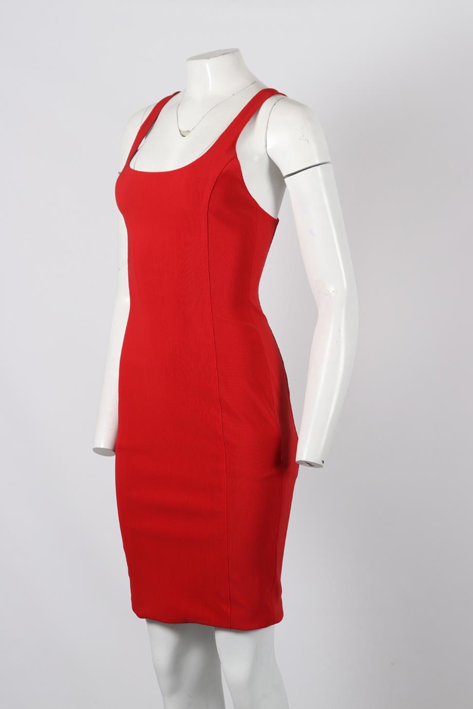 ALEXANDER WANG STRETCH KNIT MIDI DRESS UK 6