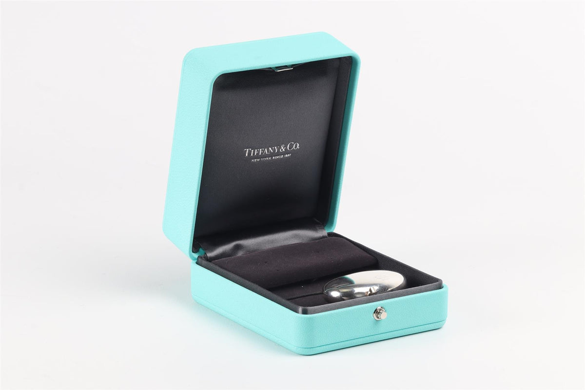 TIFFANY & CO + ELSA PERETTI BEAN STERLING SILVER AND ROPE NECKLACE