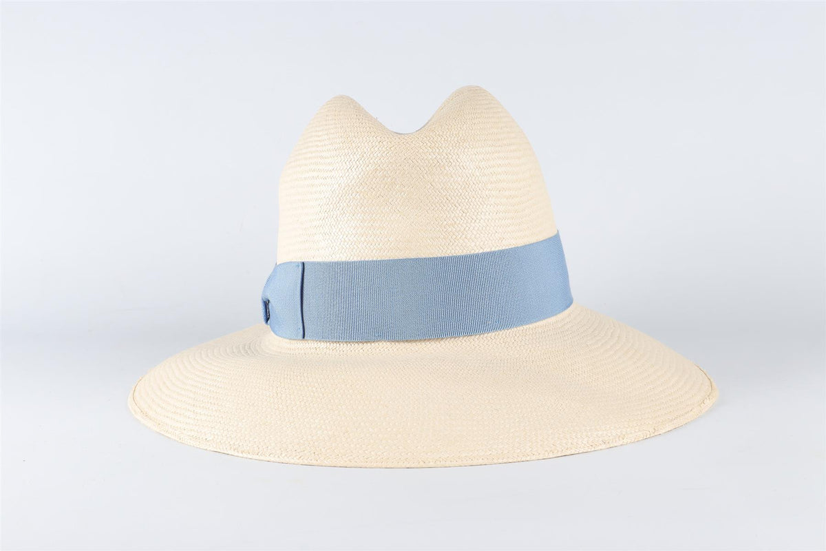 FIORE CAPRI ECRU STRAW HAT MEDIUM