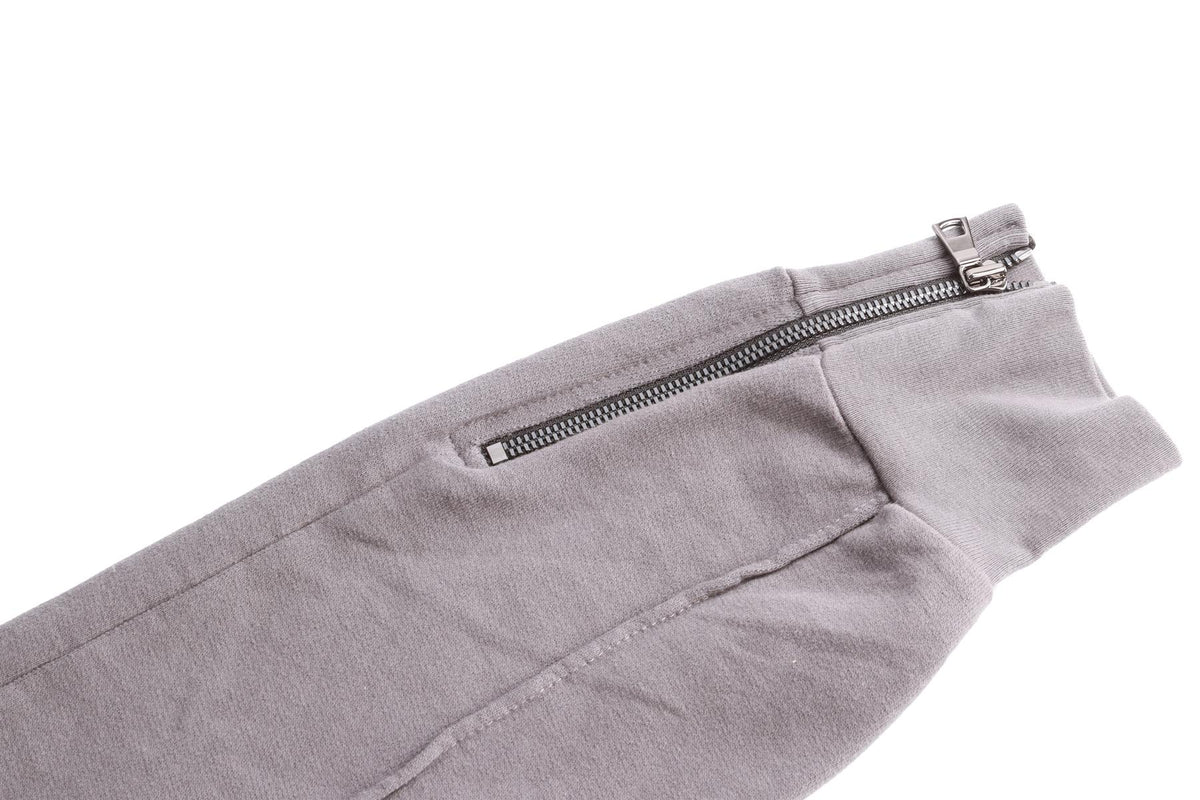 COTTON CITIZEN GREY COTTON TRACK PANTS SMALL