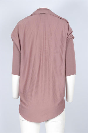 LANVIN PINK WOOL CARDIGAN LARGE