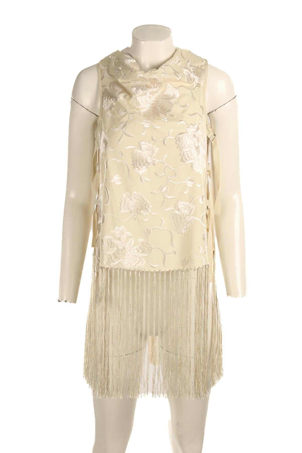 SEA NEW YORK IVORY SATIN TOP XXS