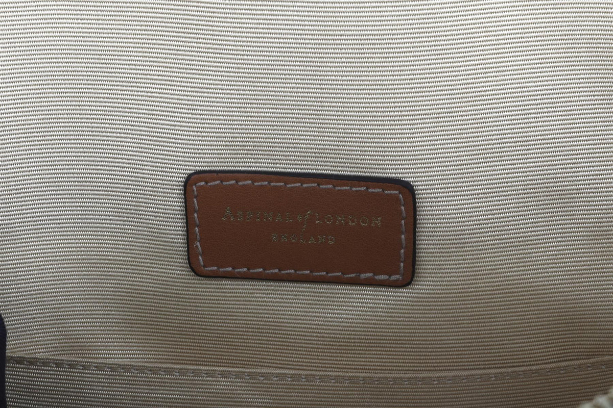 ASPINAL OF LONDON TAN REGENT LEATHER SHOULDER BAG