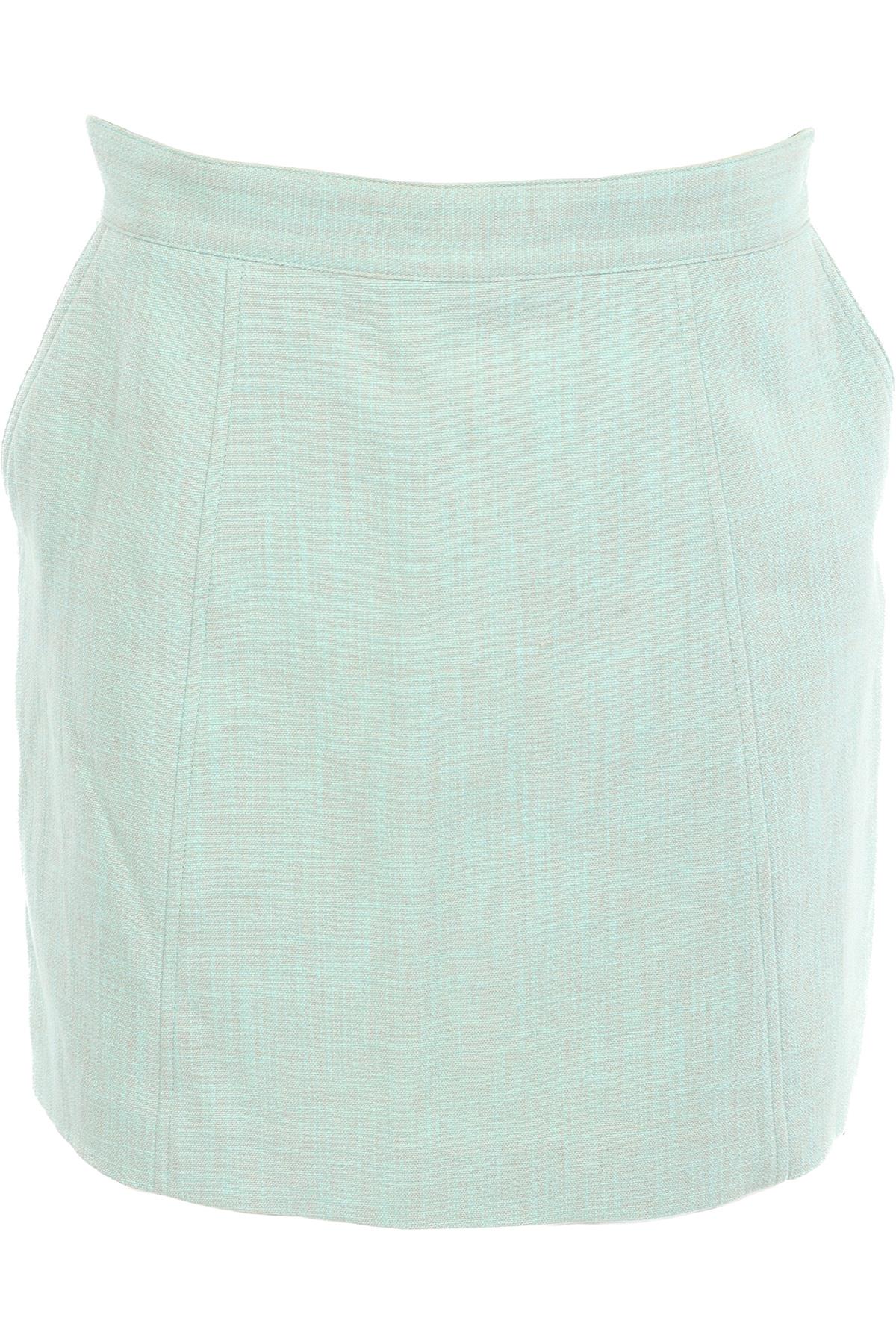 SEE BY CHLOÉ BLUE COTTON MINI SKIRT FR 40 UK 8