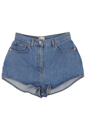 MAGDA BUTRYM BLUE DENIM SHORTS FR 38 UK 10