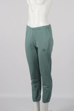 RAGDOLL EMBROIDERED COTTON JERSEY TRACK PANTS SMALL