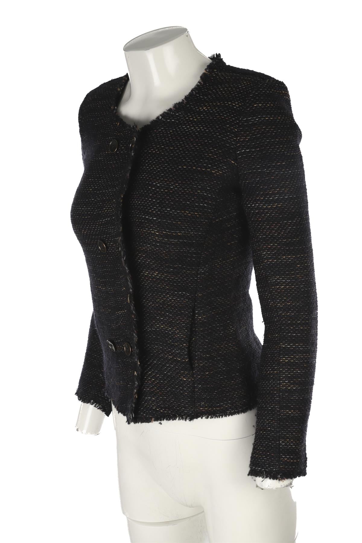 ISABEL MARANT NAVY WOOL JACKET FR 36 UK 8