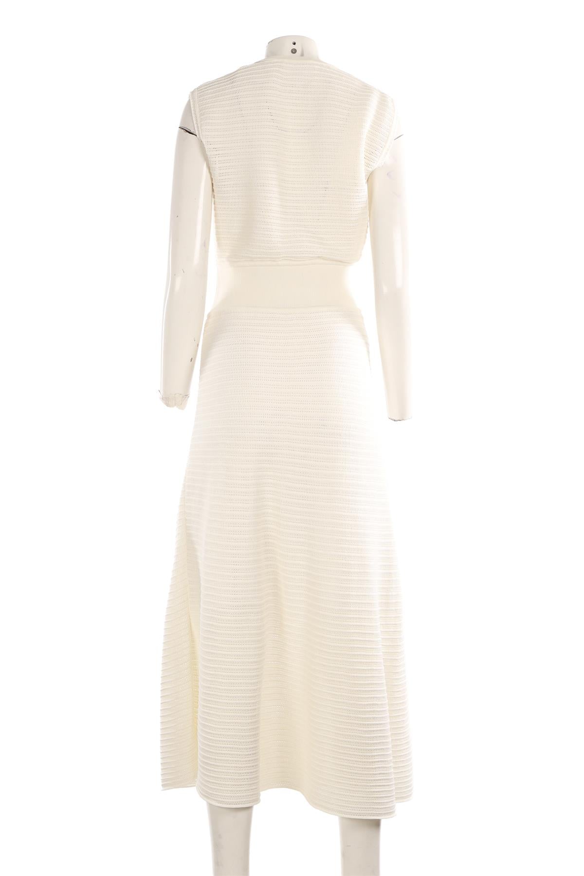 MOLLI CREAM COTTON MAXI DRESS SMALL