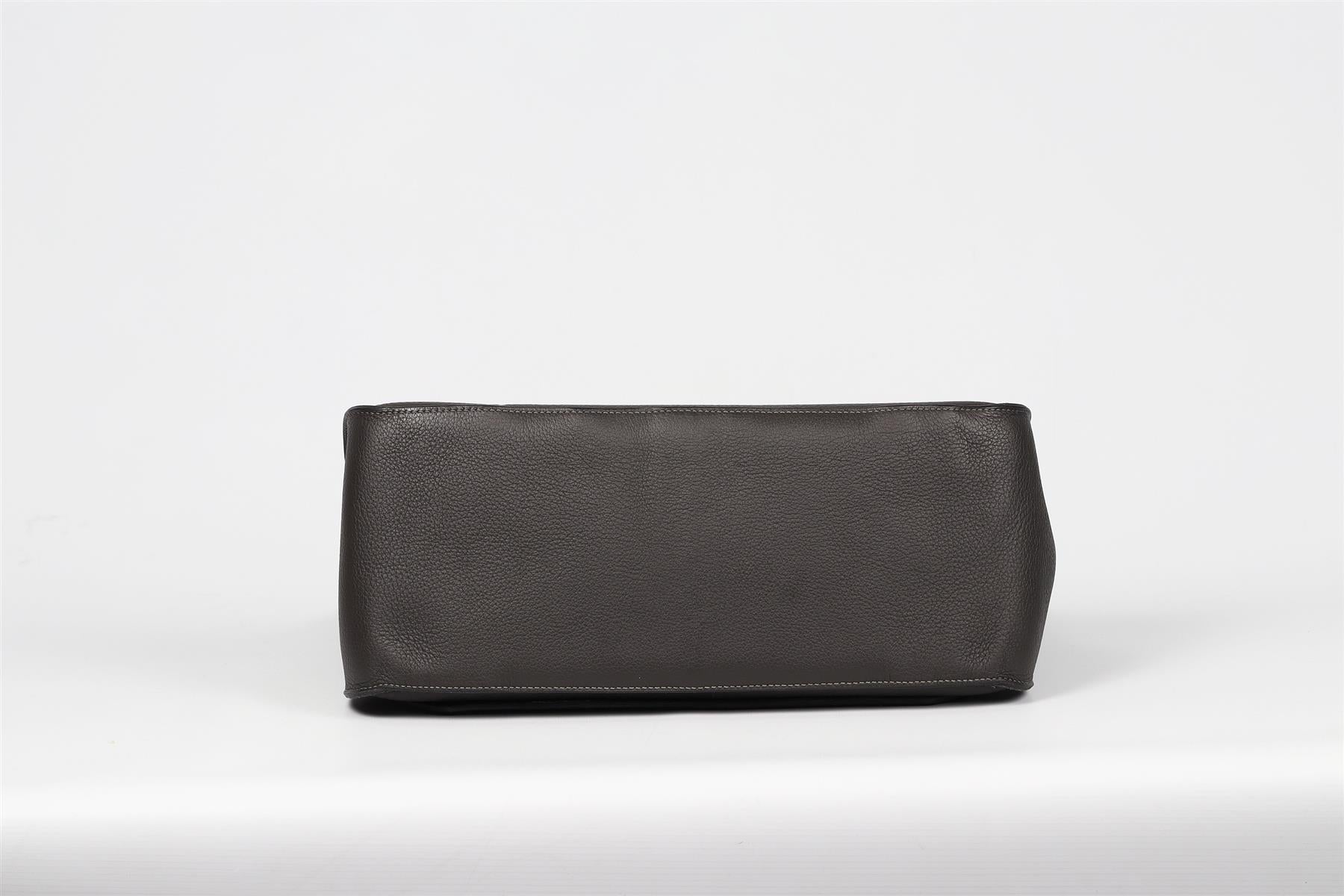 HERMÈS 2009 JYPSIERE 36CM CLEMENCE LEATHER SHOULDER BAG