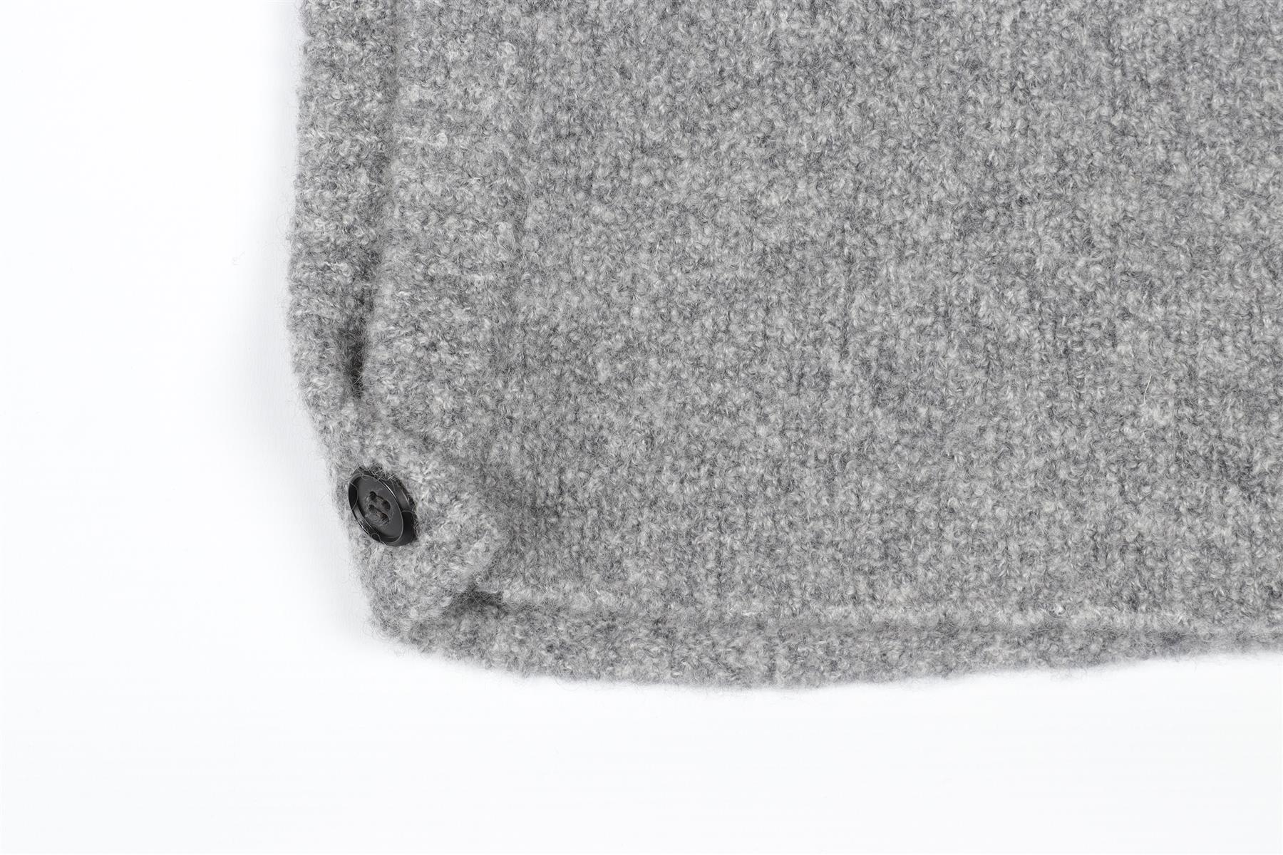 LISA YANG GREY CASHMERE BALACLAVA ONE SIZE