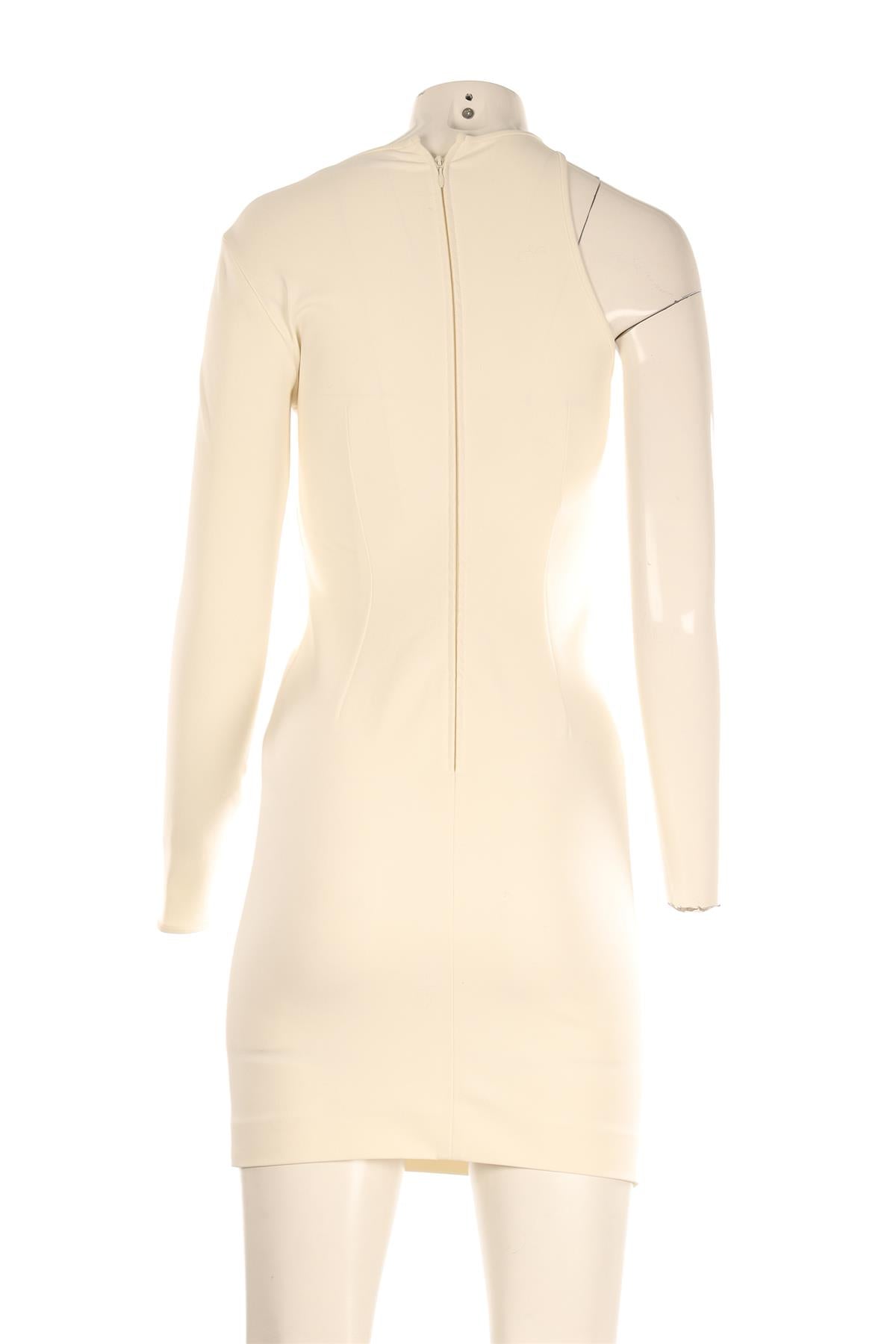 STELLA MCCARTNEY ECRU COTTON MINI DRESS IT 38 UK 6
