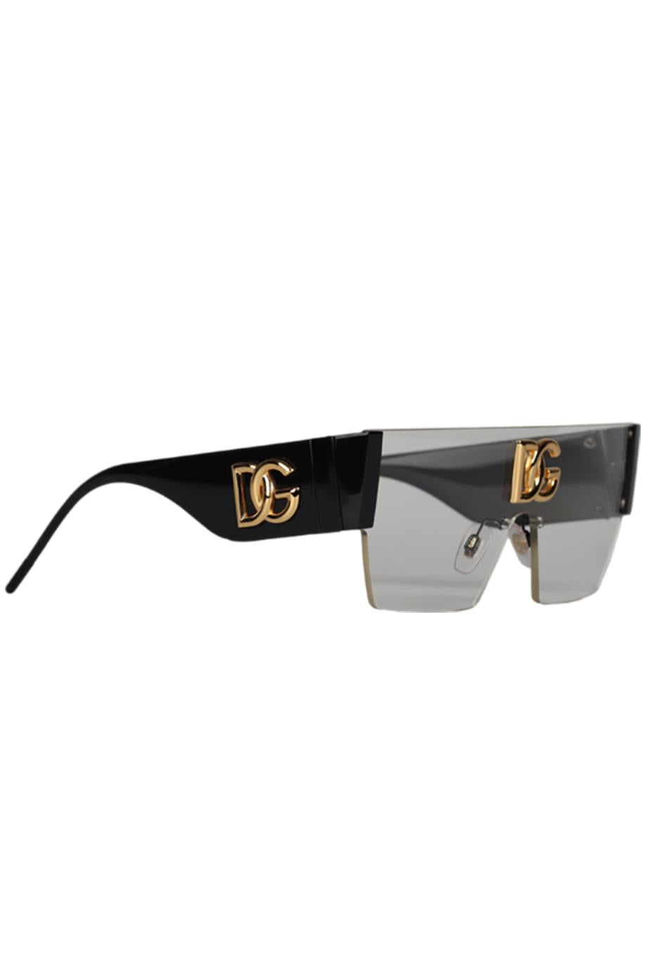 DOLCE & GABBANA D-FRAME ACETATE SUNGLASSES