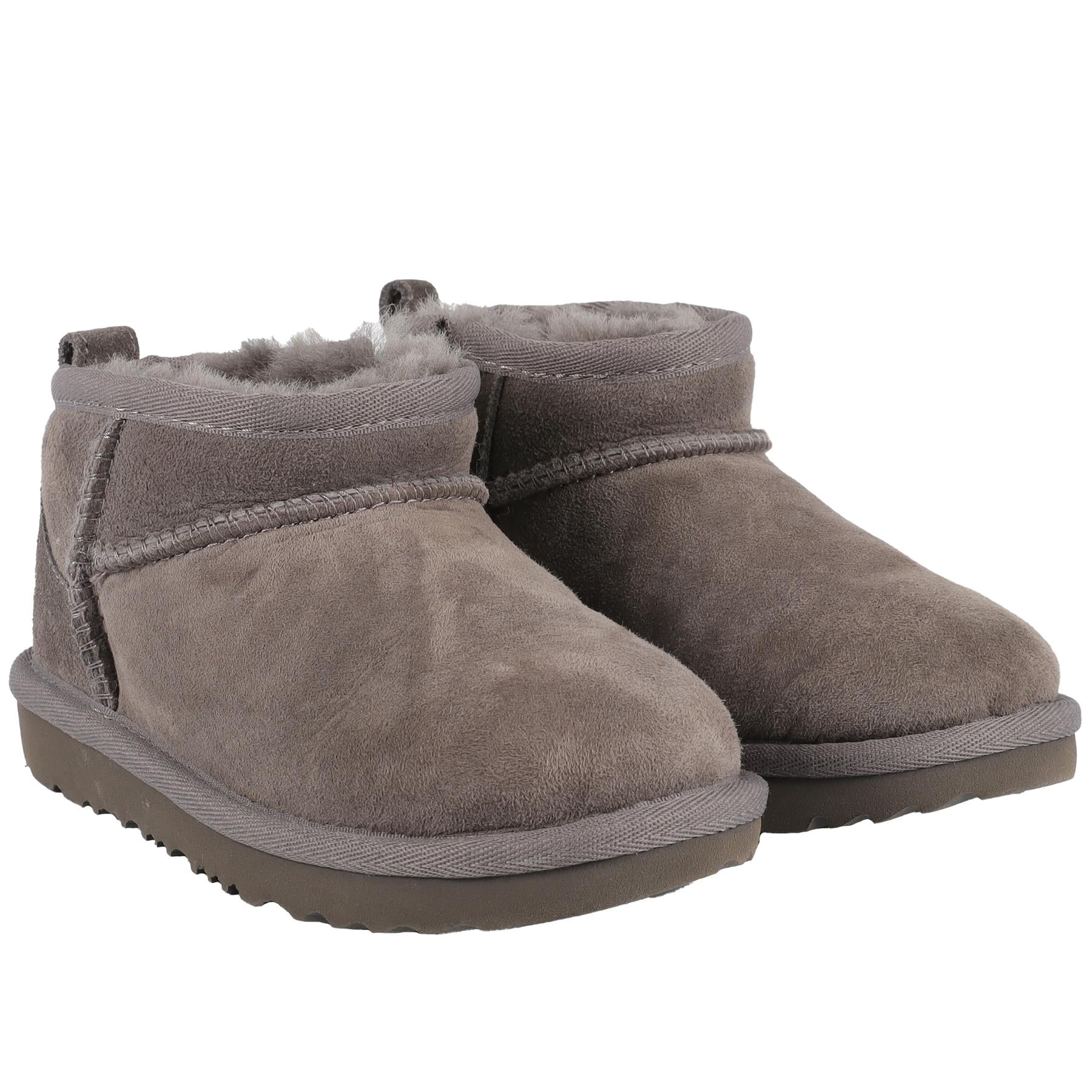 UGG GREY GIRLS BOOTS UK 9 EU 27.5 US 10