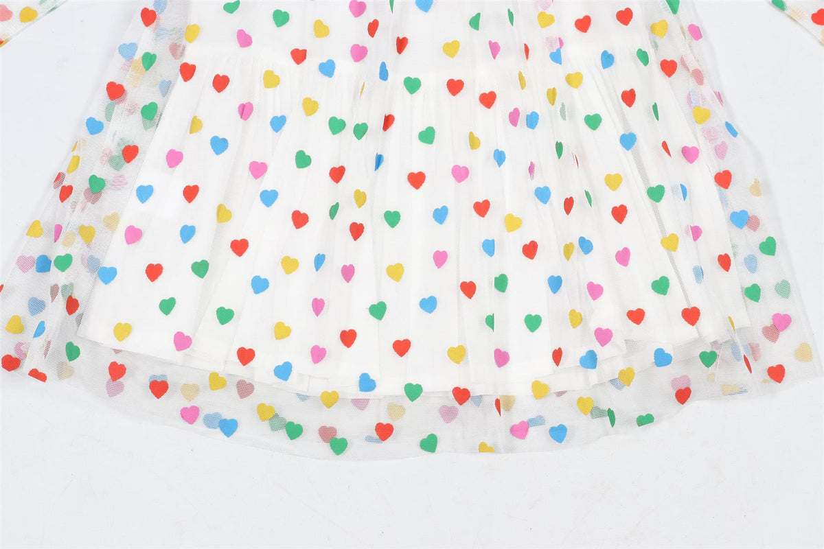 STELLA MCCARTNEY KIDS GIRLS HEART DRESS 4 YEARS