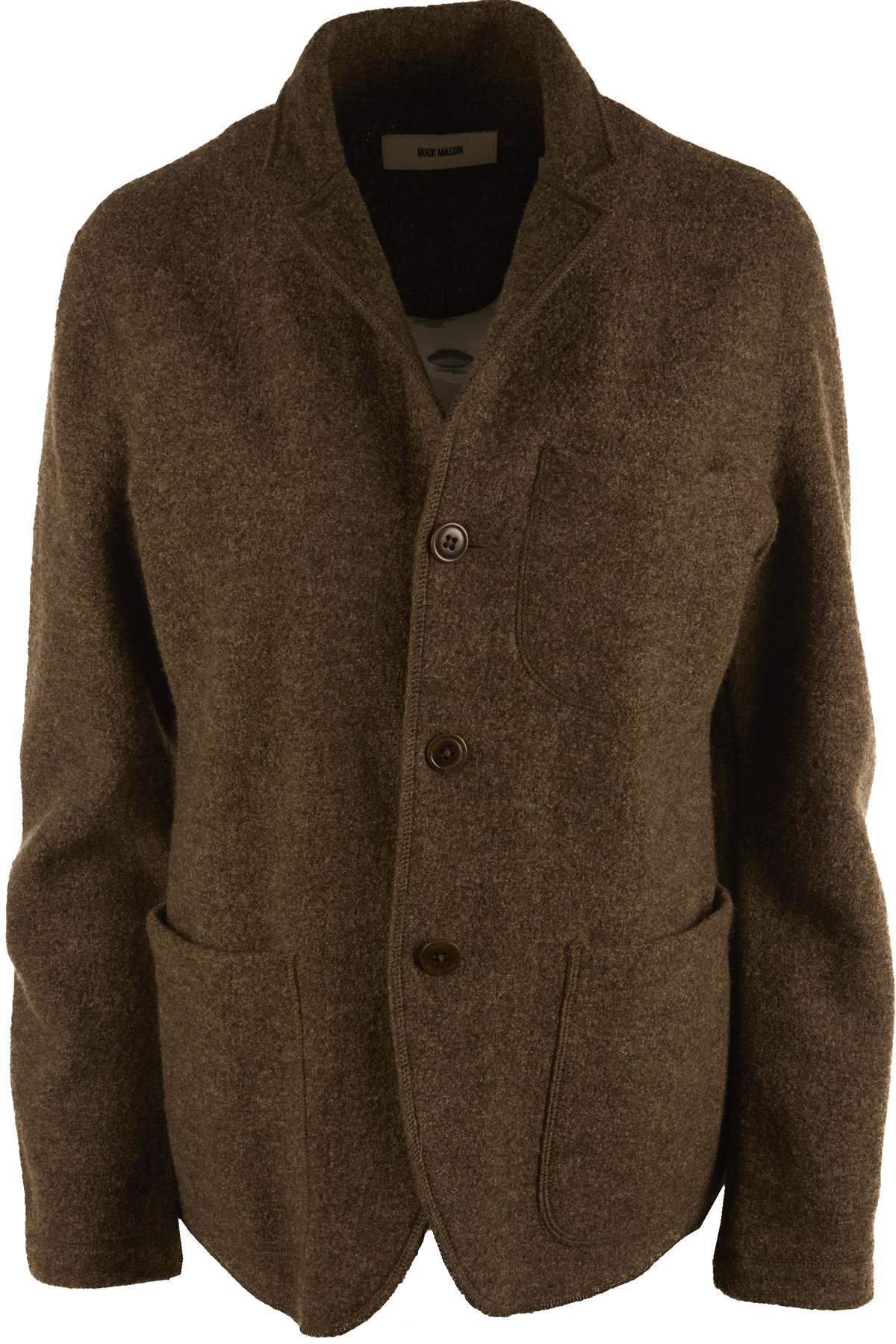 BUCK MASON GREEN WOOL BLAZER SMALL