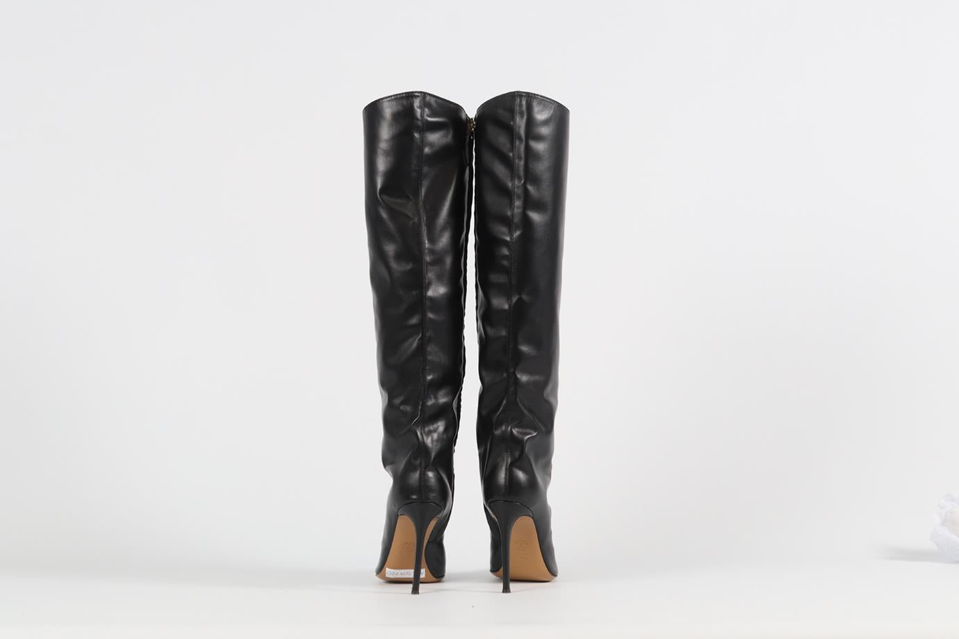 ALEXANDRE VAUTHIER LEATHER KNEE HIGH BOOTS EU 38.5 UK 5.5 US 8.5