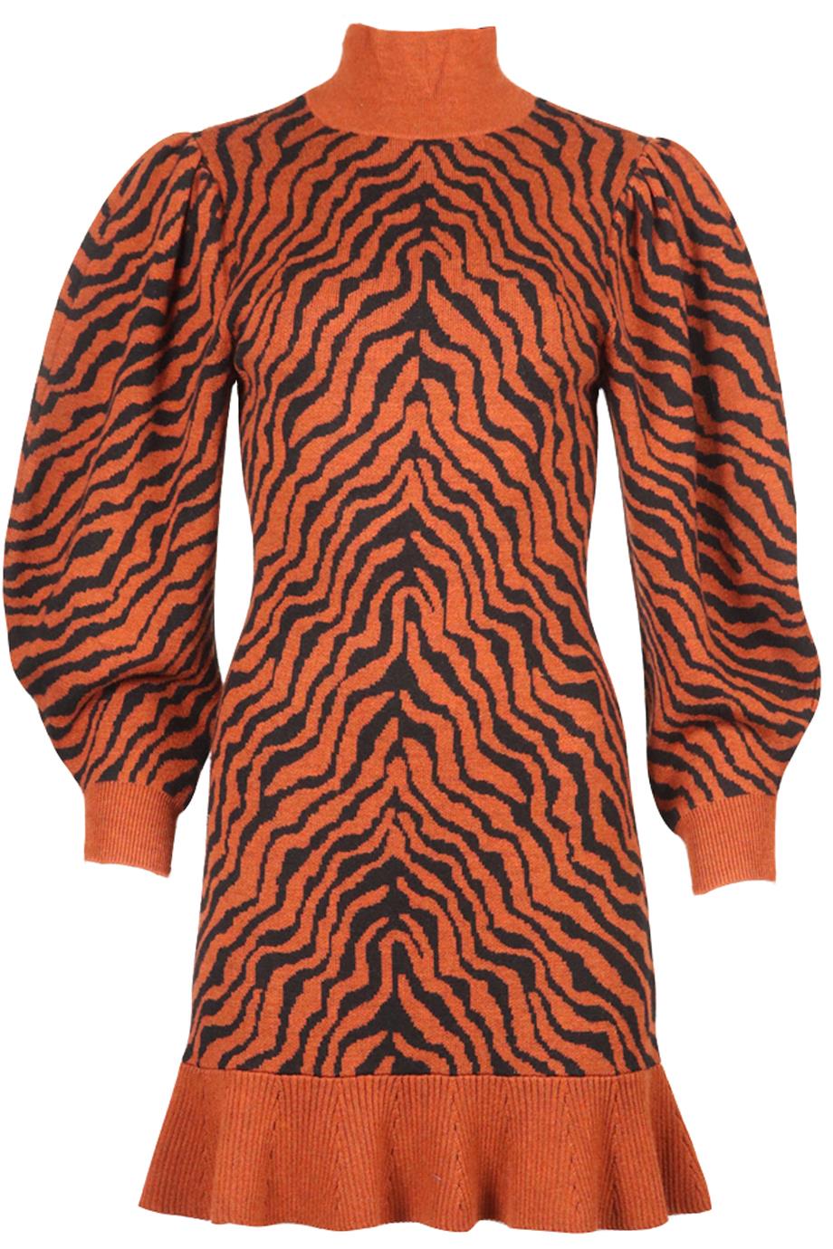 ULLA JOHNSON WOOL MINI DRESS SMALL