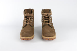 TIMBERLAND GREEN MEN'S SUEDE BOOTS EU 42.5 UK 8.5 US 9.5