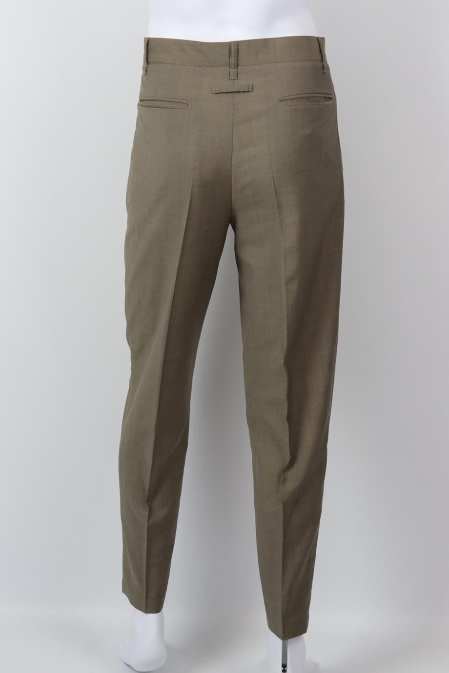 EMPORIO ARMANI MEN'S WOOL TAPERED PANTS IT 46 UK/US WAIST 30