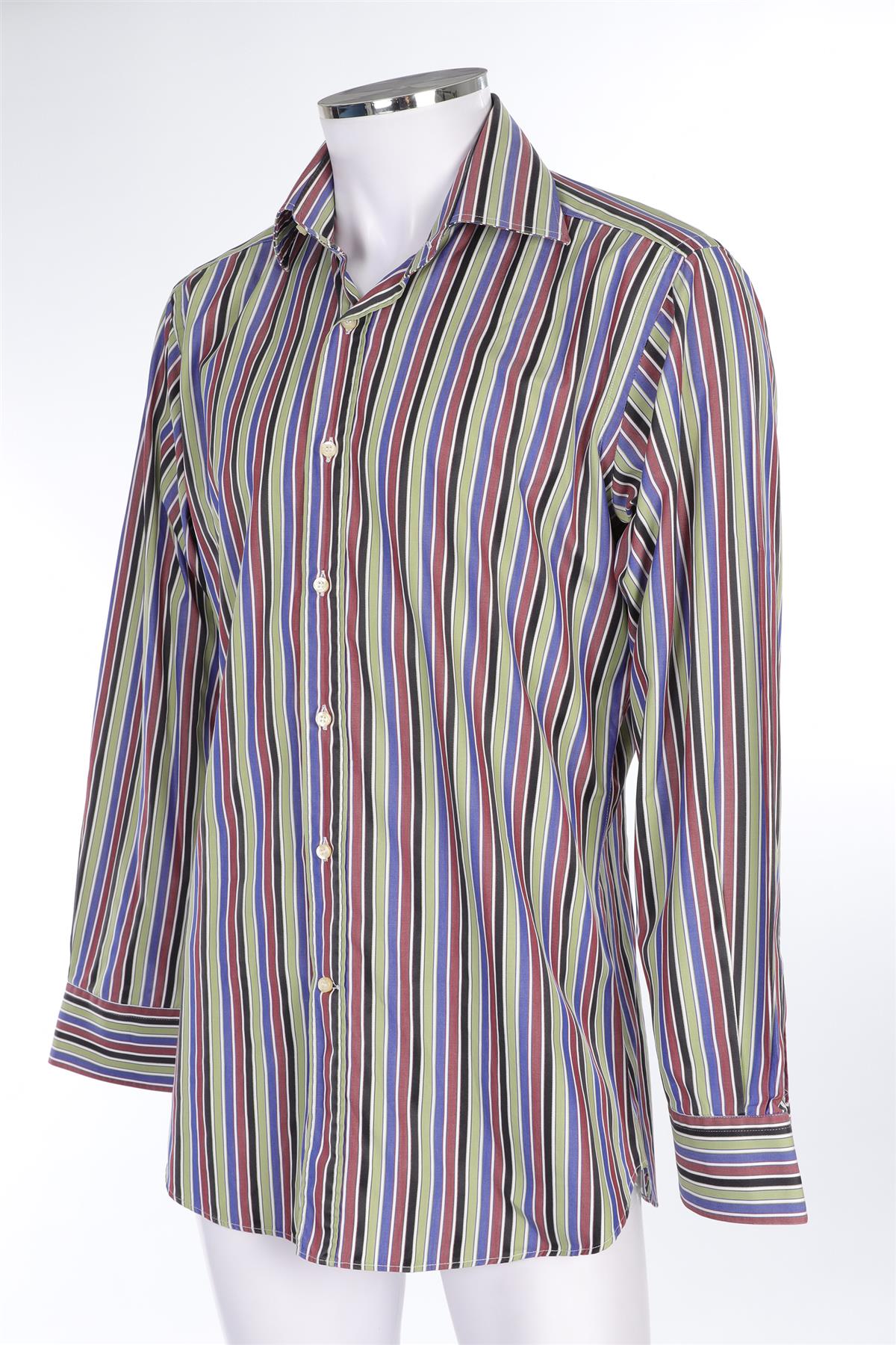 ETRO MULTI MEN'S COTTON SHIRT UK/US 42