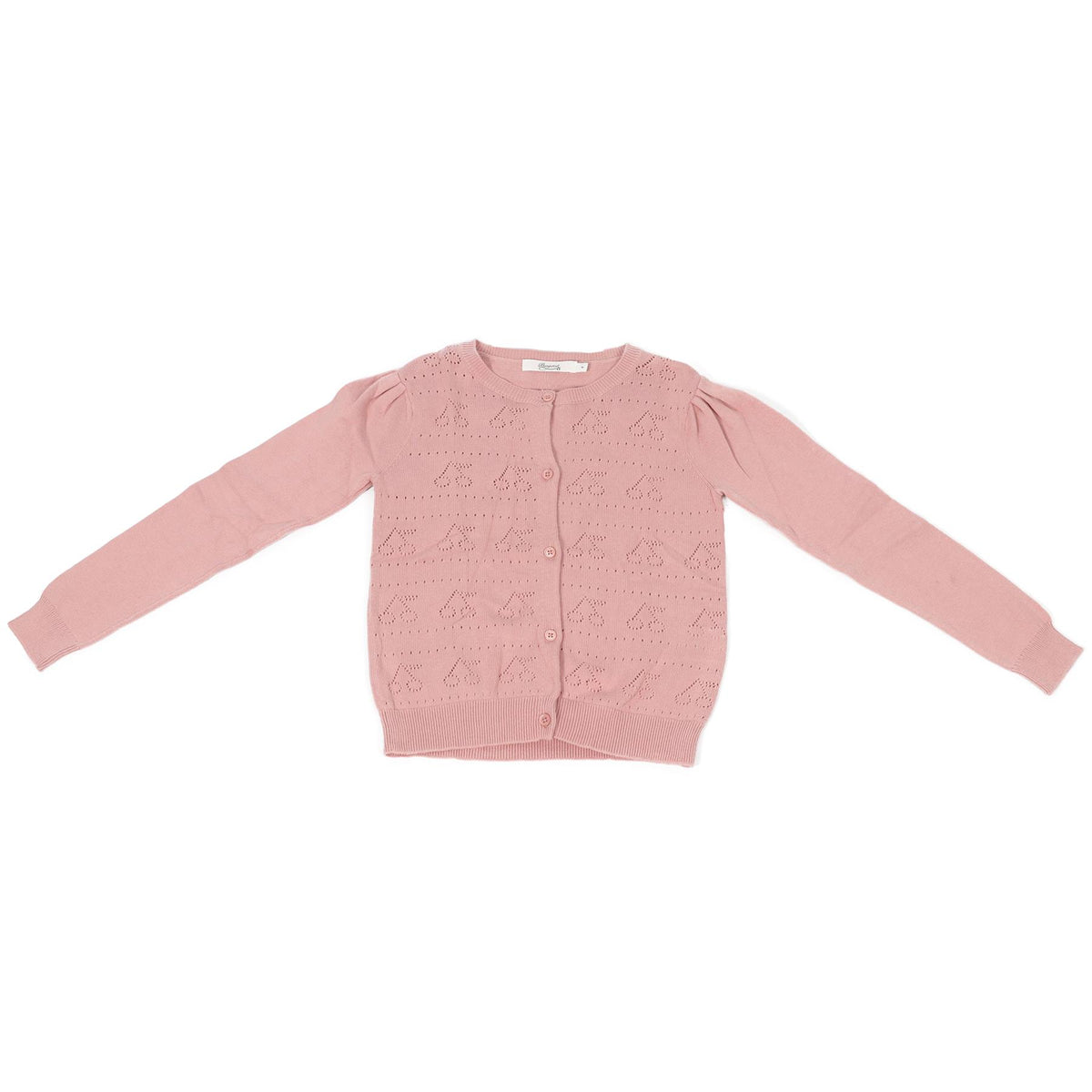 BONPOINT PINK KIDS GIRLS COTTON CARDIGAN 8 YEARS