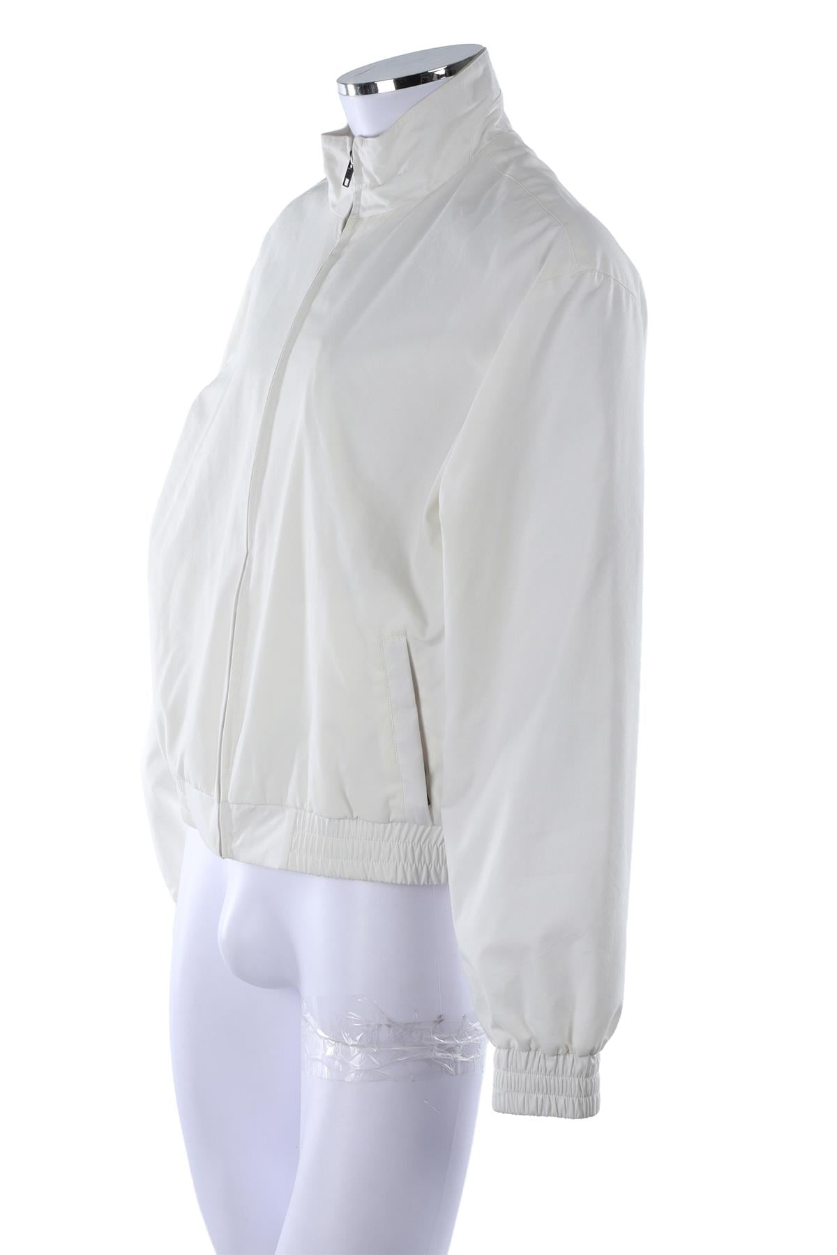 WHITE MEN'S COTTON JACKET