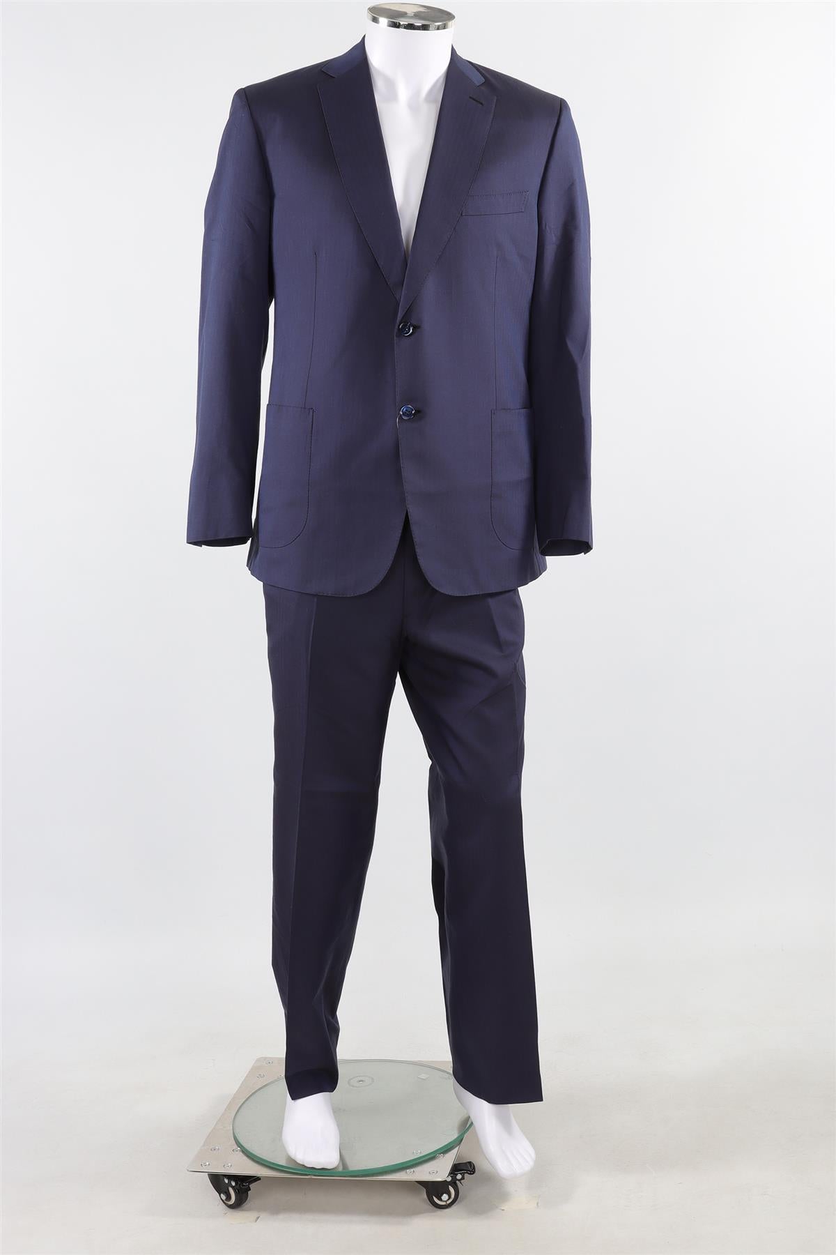 BRIONI NAVY MEN'S SILK TWO PIECE SUIT IT 46 UK/US 36
