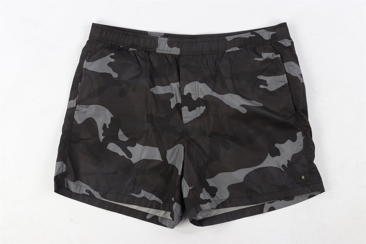 VALENTINO BLACK MEN'S SWIM SHORTS IT 50 UK 34