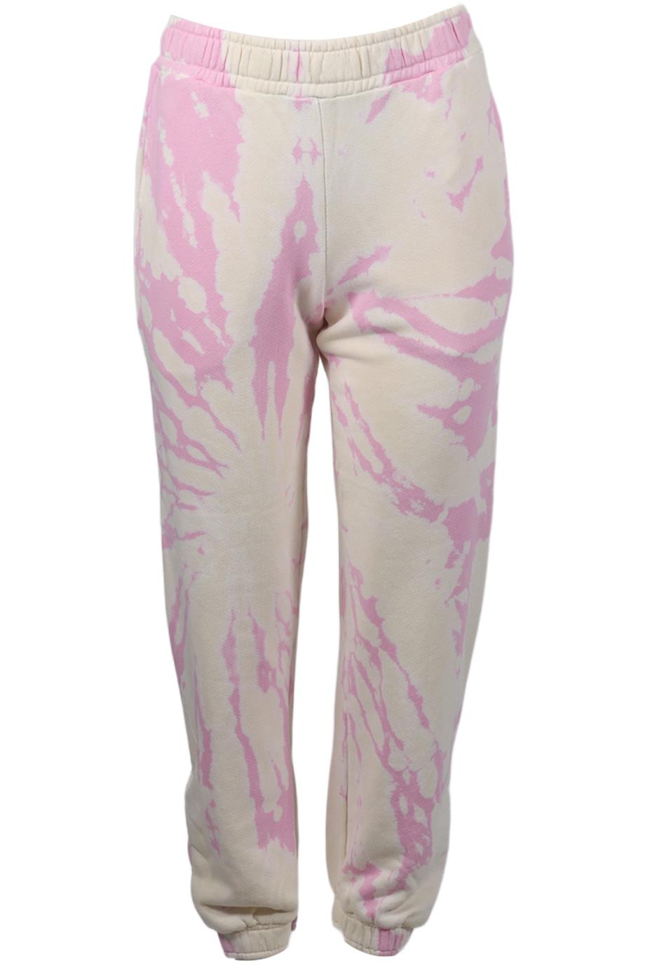 COTTON CITIZEN TIE DYED COTTON TRACK PANTS SMALL