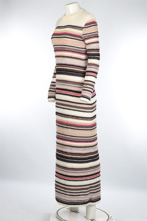MISSONI MULTI WOOL MAXI DRESS IT 44 UK 12
