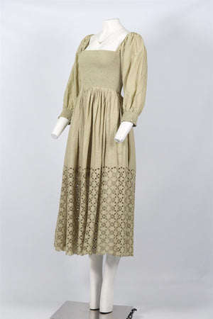 FREE PEOPLE COTTON MAXI DRESS SMALL