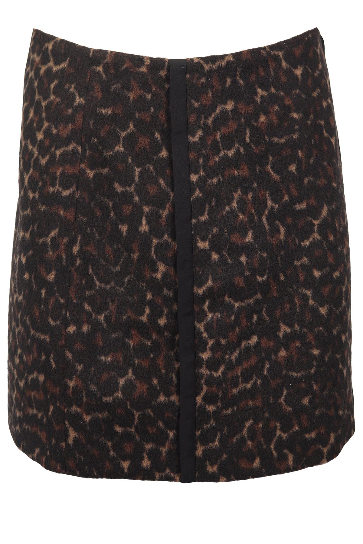 SANDRO WOOL SKIRT UK 6 FR 34