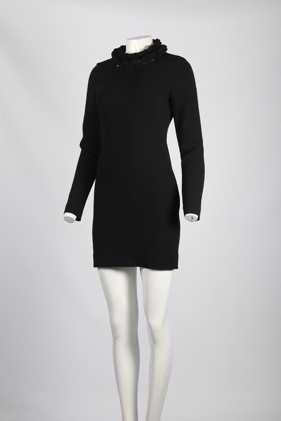 DIANE VON FURSTENBURG CREPE MINI DRESS US 4 UK 8