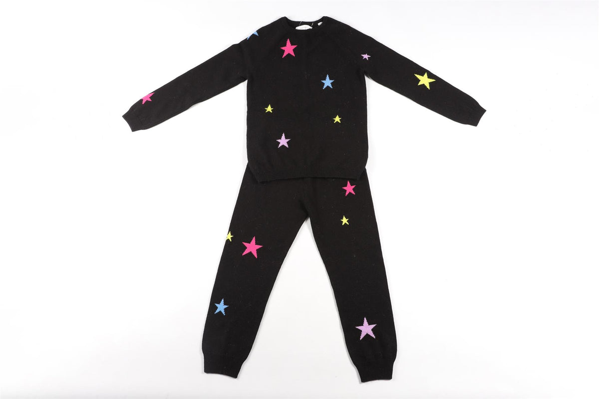 CHINTI & PARKER BLACK KIDS GIRLS SWEATER AND PANTS SET LARGE