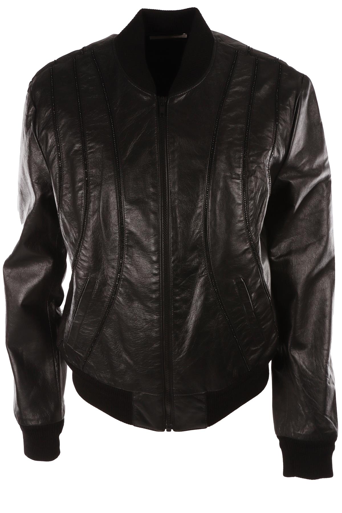 BLACK LEATHER JACKET