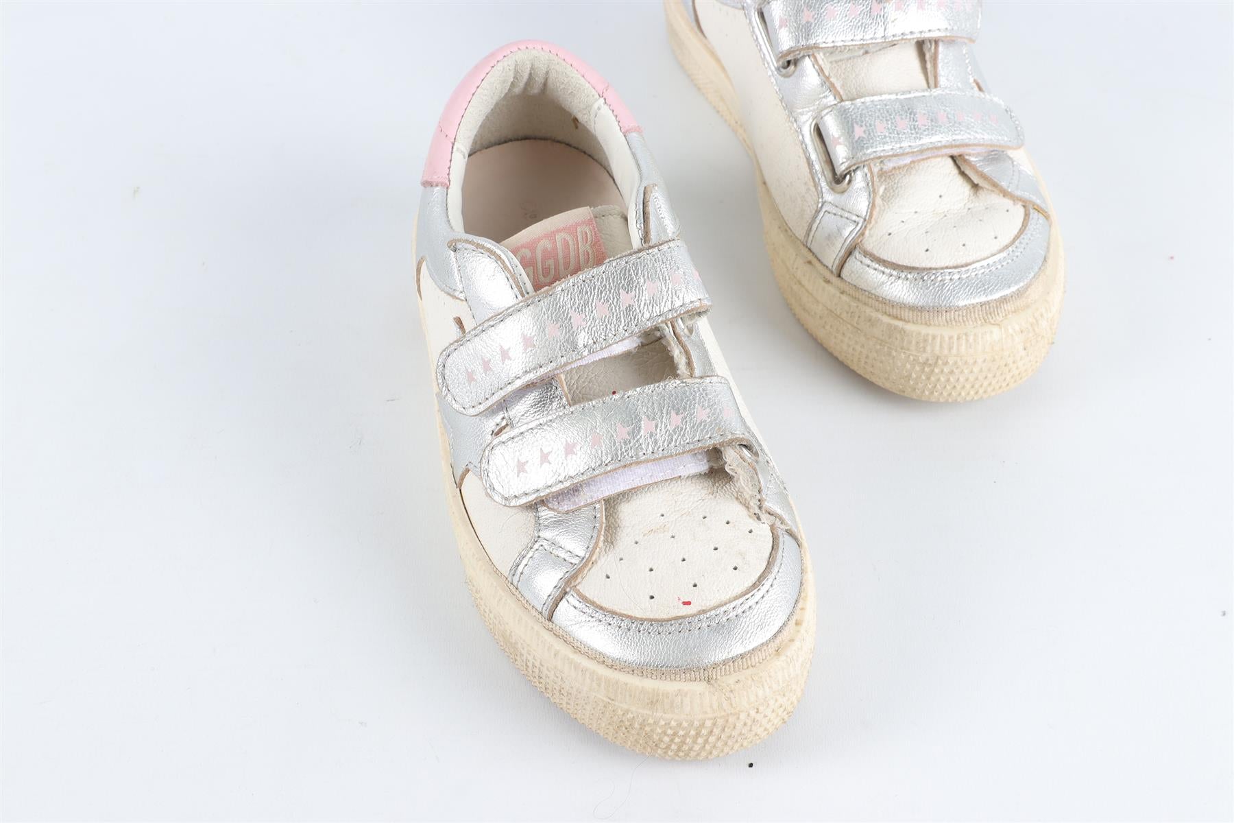 GOLDEN GOOSE DELUXE BRAND WHITE KIDS GIRLS SNEAKERS EU 27 UK 9 US 10