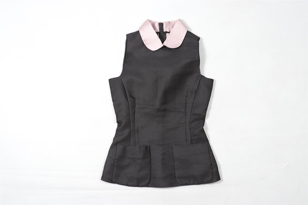 ROCHAS BLACK SILK TOP IT 38 UK 6