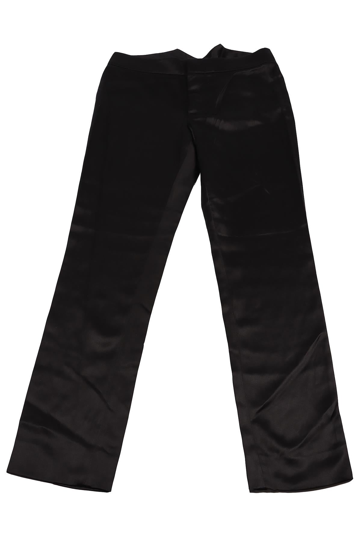 GUCCI VINTAGE SILK BLEND SKINNY PANTS IT 38 UK 6