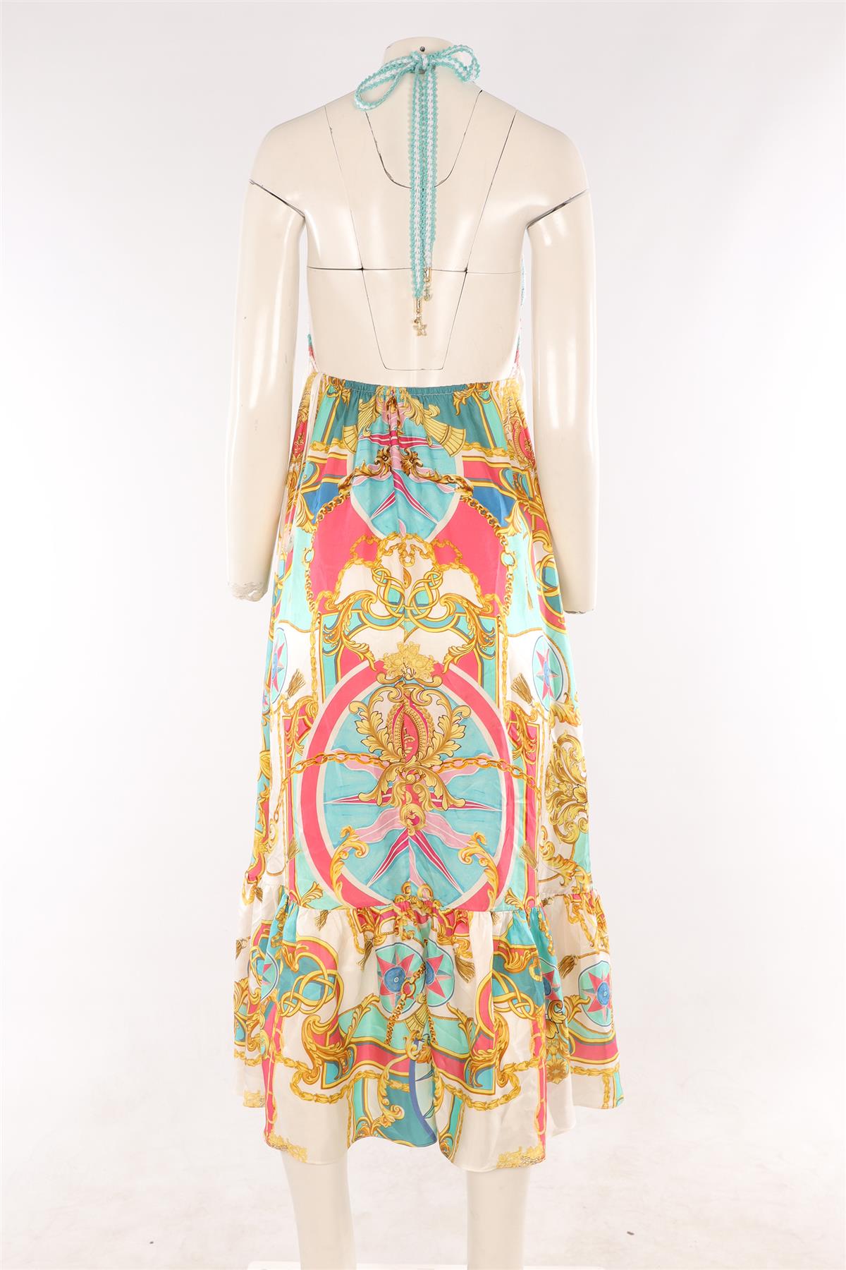 CAMILLA WHITE LINEN MINI DRESS MEDIUM