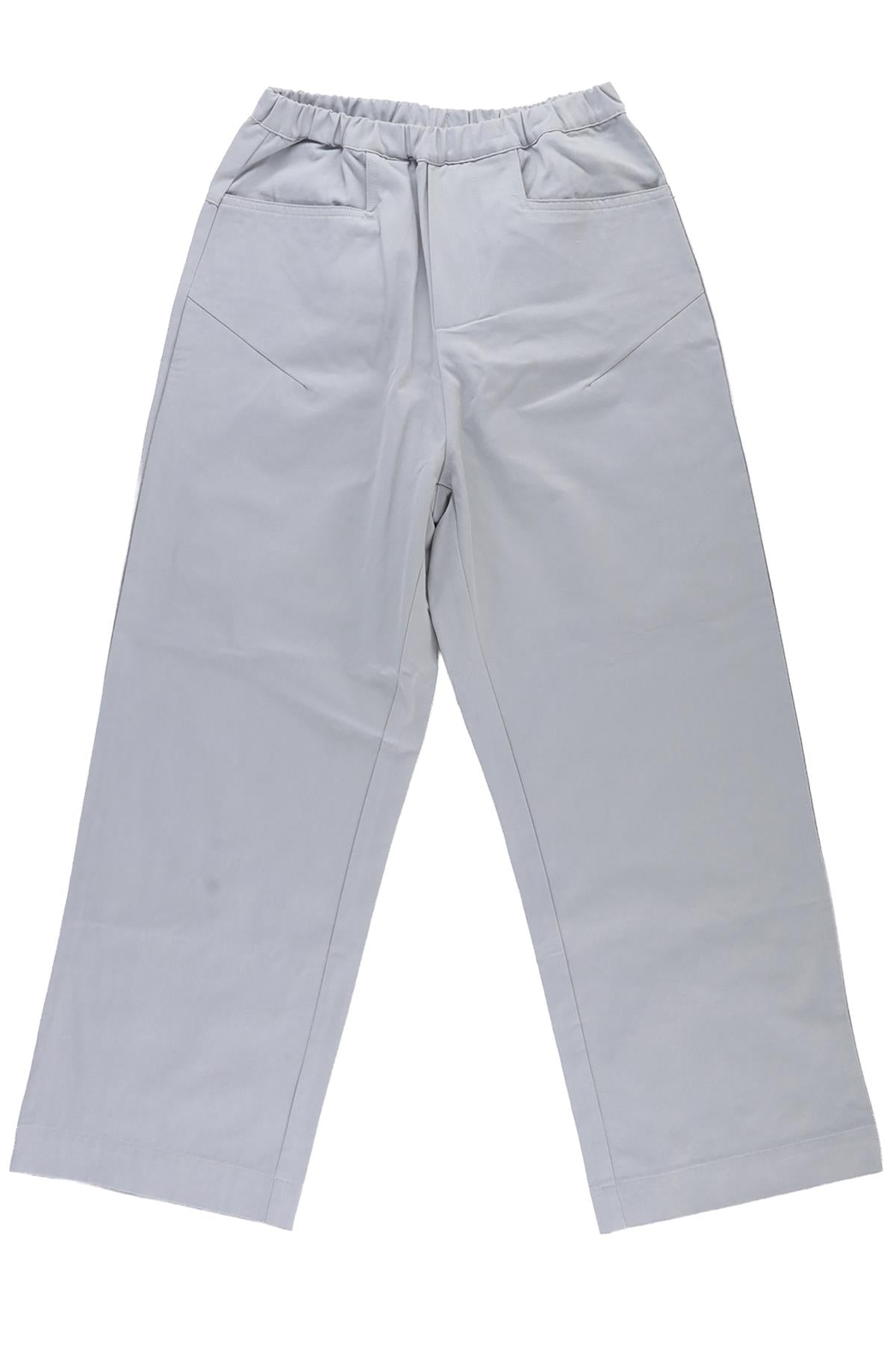 DEIJI STUDIOS BLUE COTTON STRAIGHT LEG PANTS XSMALL