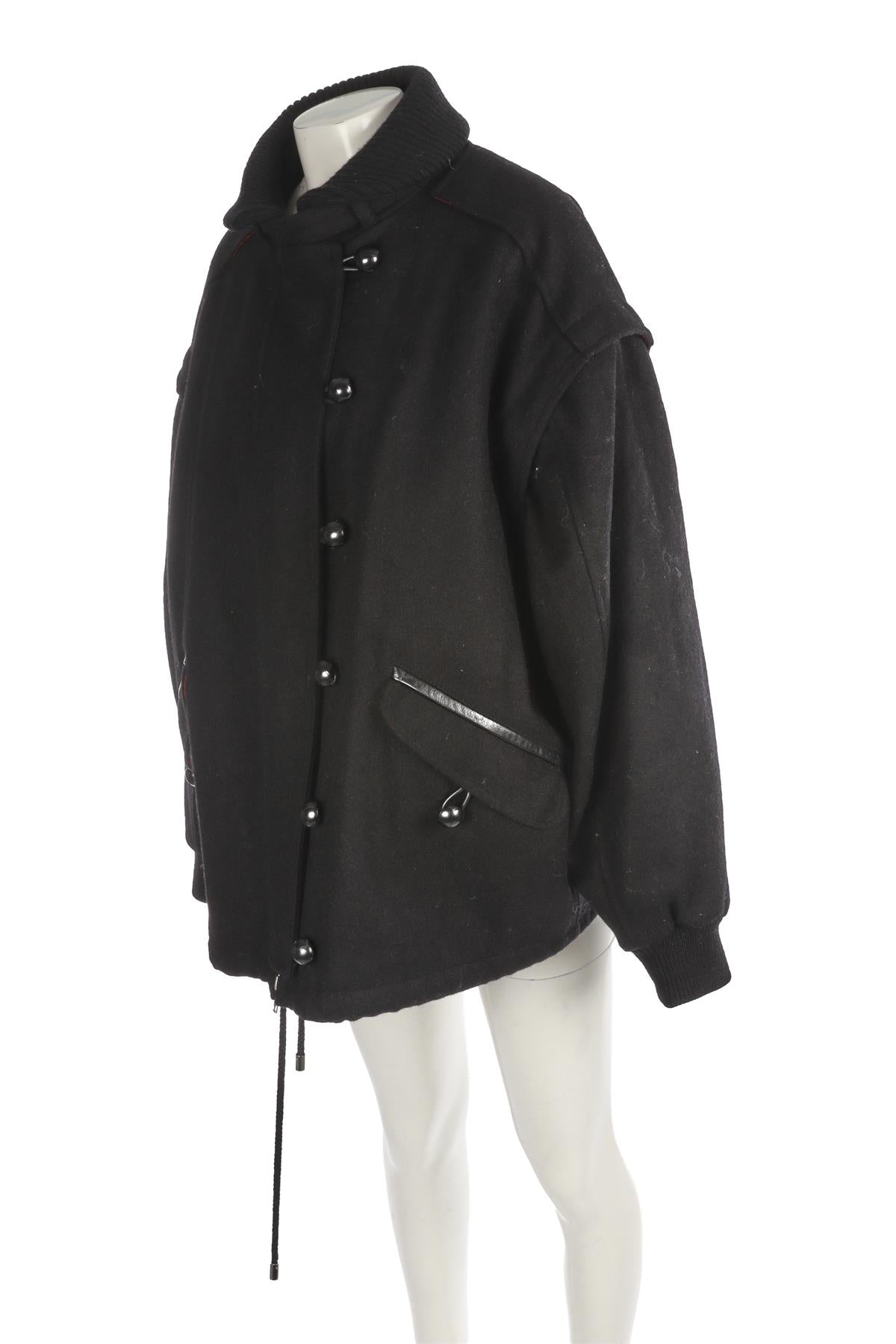 ISABEL MARANT BLACK WOOL JACKET FR 36 UK 8