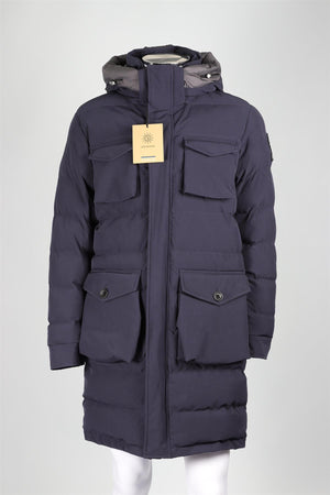 SANDBANKS NAVY MEN'S PADDED COAT MEDIUM